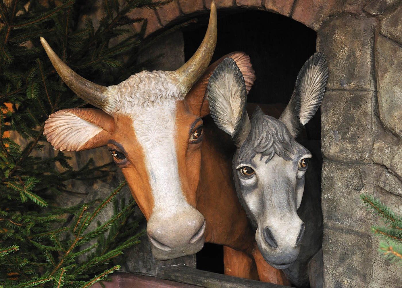 Entre le boeuf et l'âne gris - La lumière de Noël