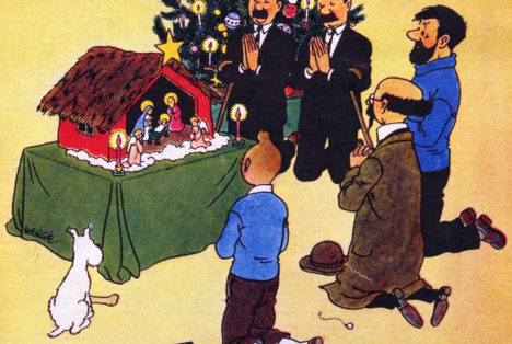 Tintin et Noël