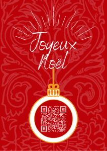 carte cadeau rouge recto